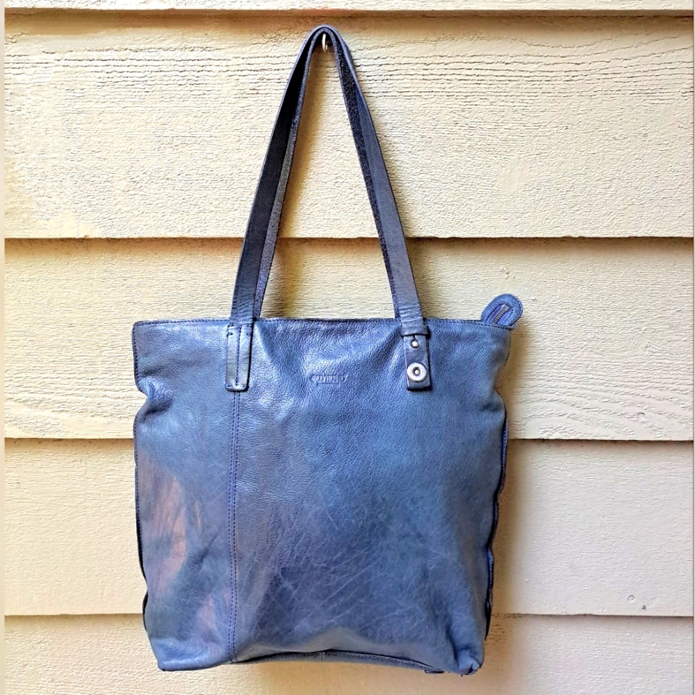 NWOT Old Trend Navy Blue Tote + Laptop Bag - Picture 2 of 4